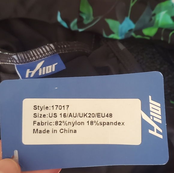 Hilor one piece swimsuit, 16, multicolor floral - Picture 4 of 5